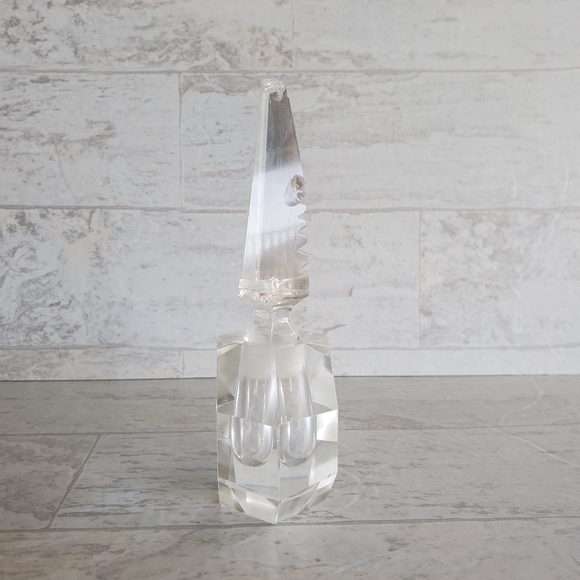 Cut Glass Perfume Bottle - Picture 3 of 10